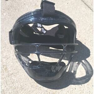 DS Defender Softball Face Mask Guard Adjustable Youth Sport Shield Black 2y/b